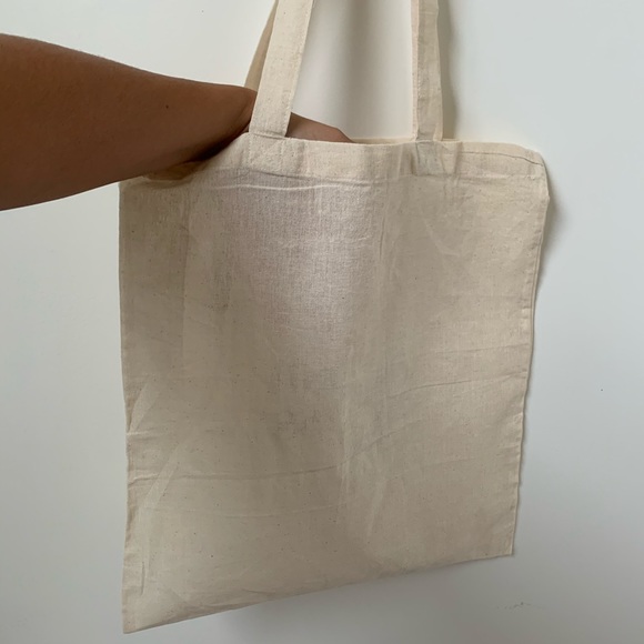 ‘POSH BOSS’ Neutral Tote Bag - Cotton Graphic Bag - Picture 4 of 4